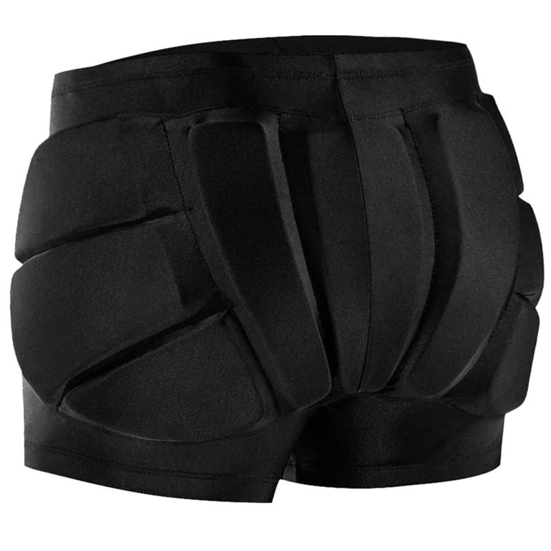RANDDER Kids Butt Pad Shorts for Skating Snowboarding Ski Hockey  Hip Tailbone Padded Shorts for Youth Child(Black  S) - Image 1